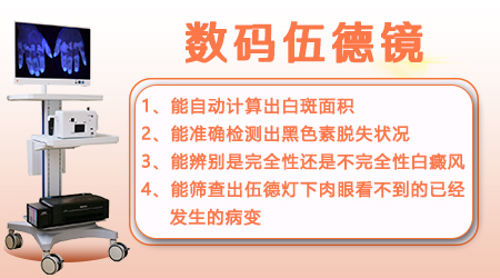 额头一块白斑头发还白了