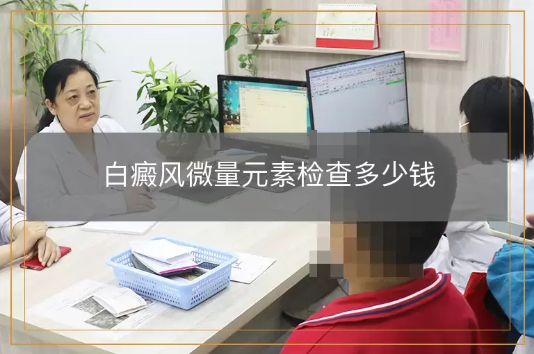 白癜风微量元素检查多少钱