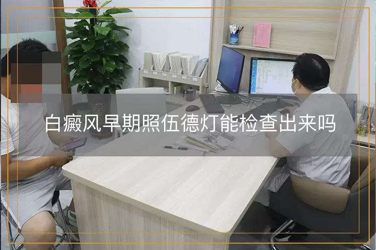 白癜风早期照伍德灯能检查出来吗
